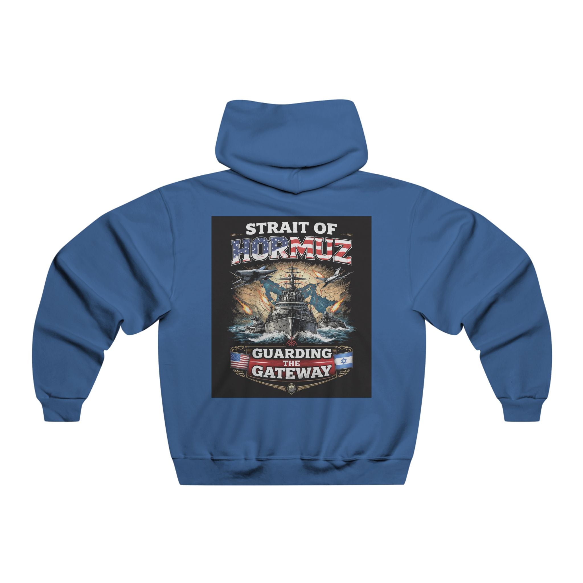 Strait of Hormuz Hooded Sweatshirt – Guarding the Gateway Patriotic Naval Hoodie