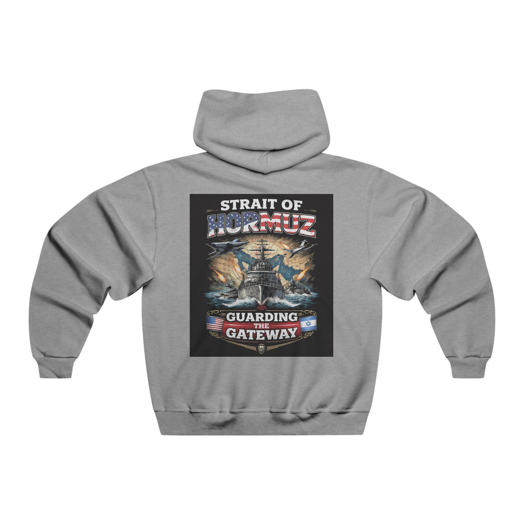 Strait of Hormuz Hooded Sweatshirt – Guarding the Gateway Patriotic Naval Hoodie