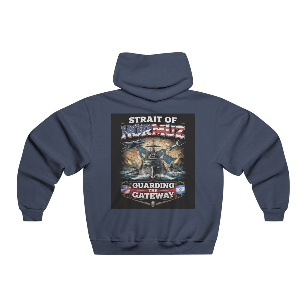 Strait of Hormuz Hooded Sweatshirt – Guarding the Gateway Patriotic Naval Hoodie